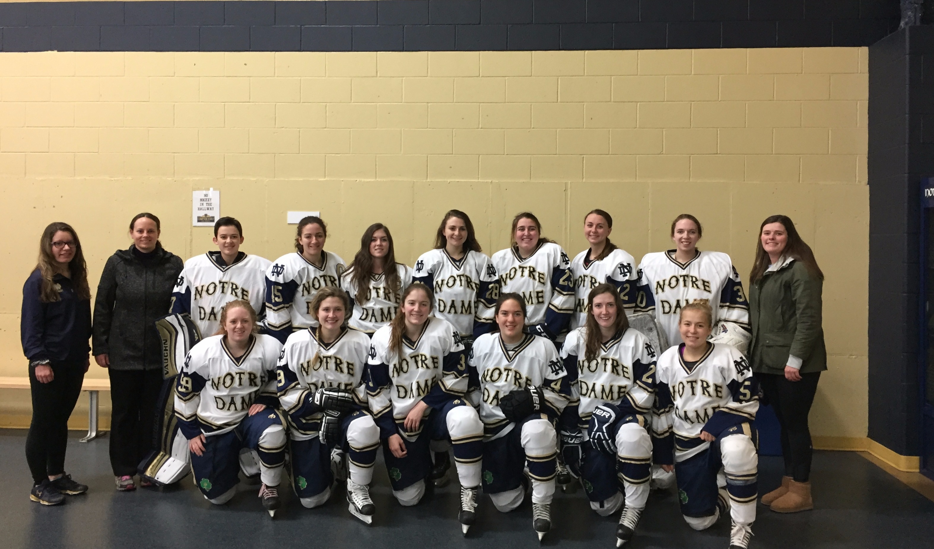 Ice Hockey Team, Women's Notre Dame Day 2018